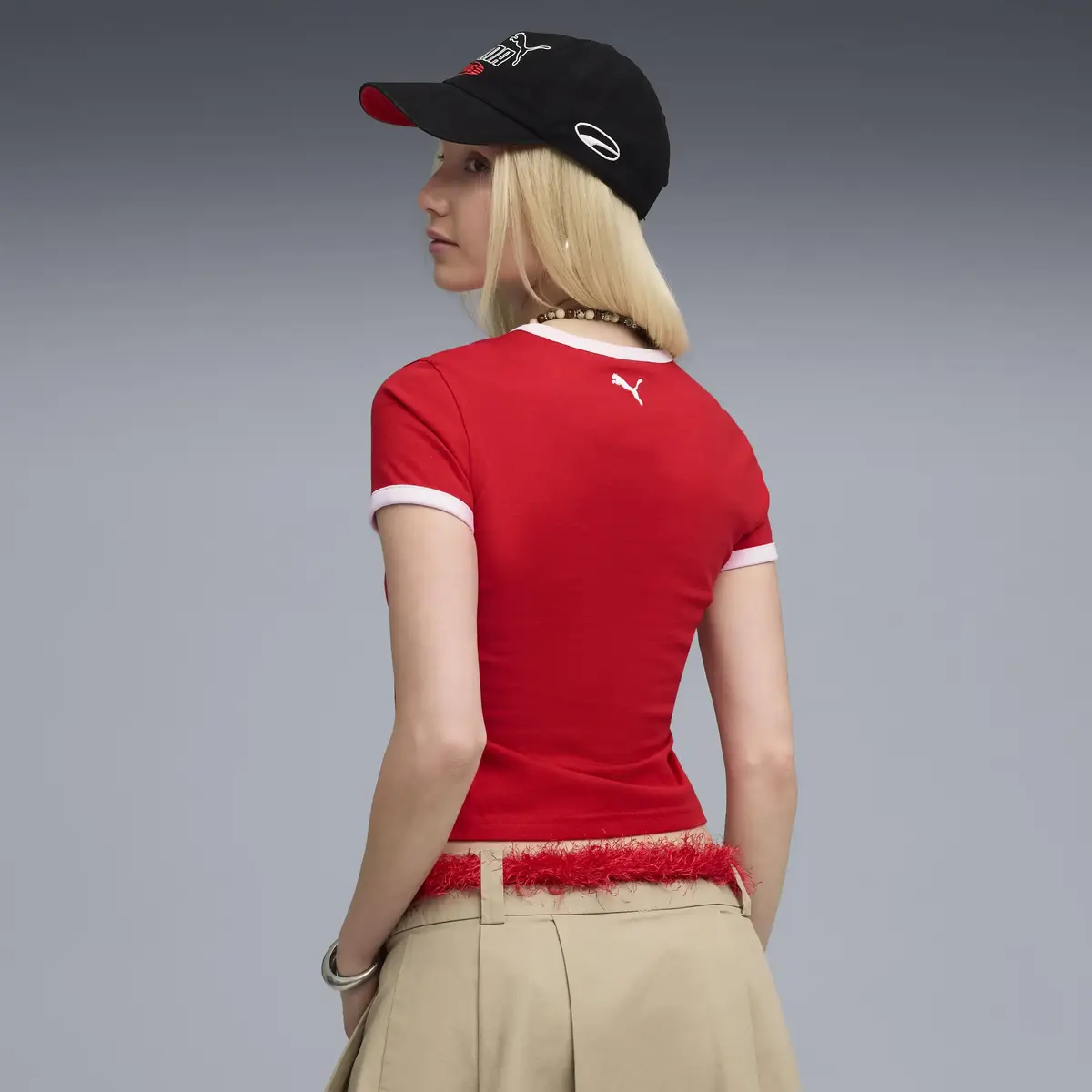 Puma FUTURE.PUMA.ARCHIVE Tee Kırmızı Kadın T-Shirt