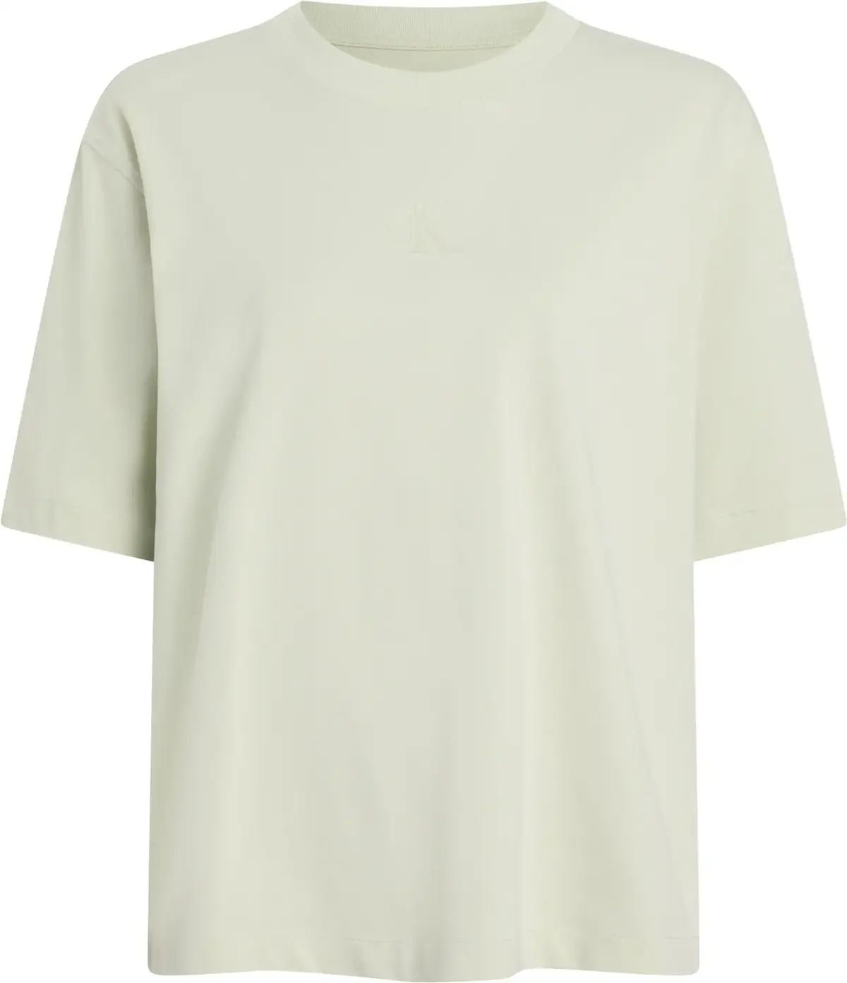 Calvin Klein A- SS REL LIQUID CK, NF1 Siyah Kadın T-Shirt & Polo