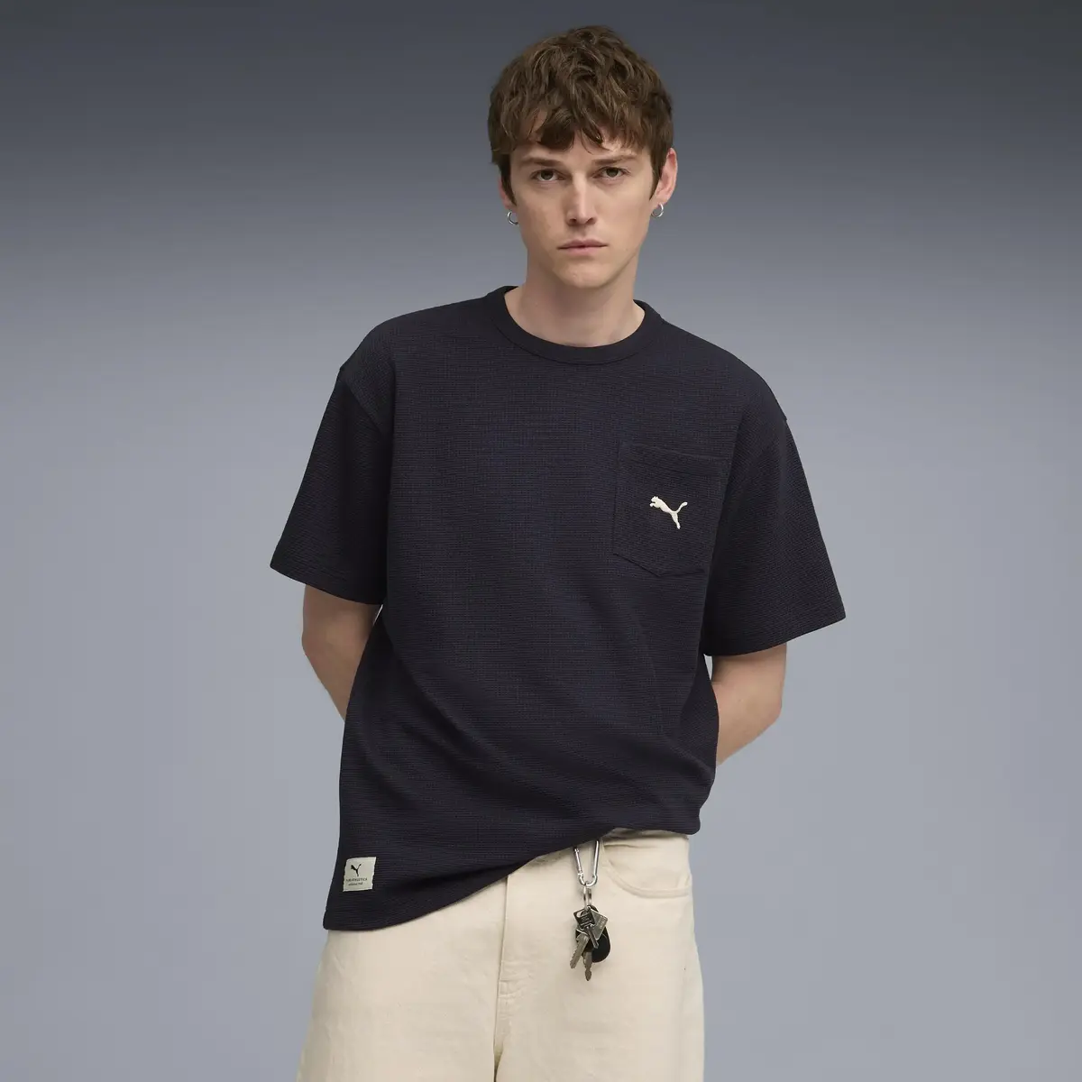 Puma PUMA CLASS Relaxed Tee Lacivert Erkek T-Shirt