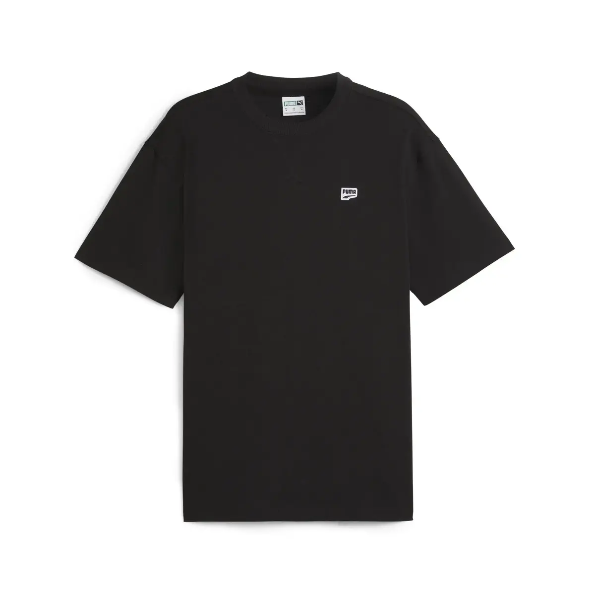 Puma DOWNTOWN Badge Erkek Siyah T-Shirt