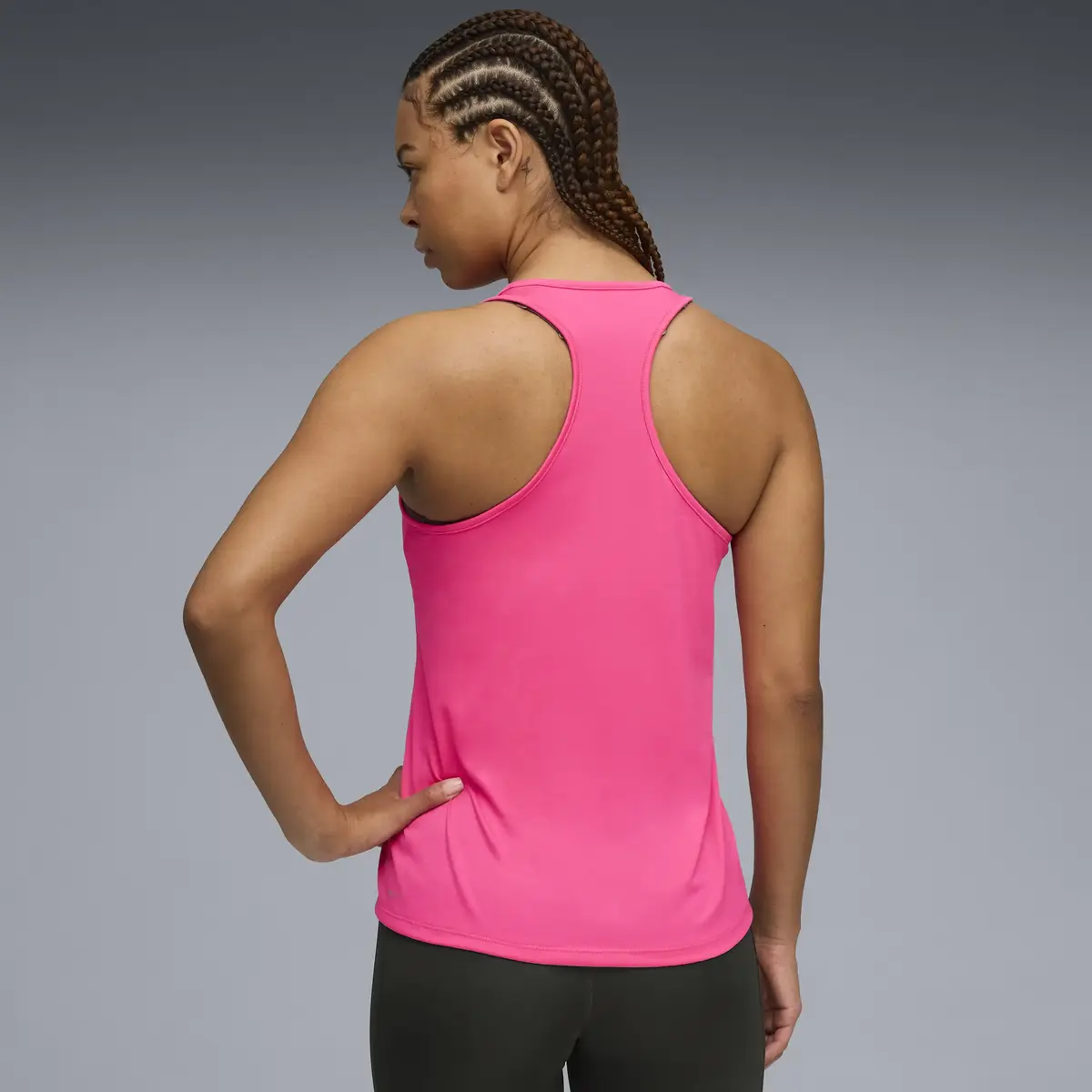 Puma TAD ESSENTIAL Racerback Tank Pembe Kadın T-Shirt & Polo
