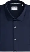 Calvin Klein SMOOTH COTTON SOLID Erkek Siyah Gömlek