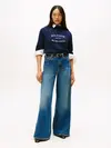 Tommy Hilfiger COMPACT KNIT GRAPHIC, C1G Lacivert Kadın Kazak