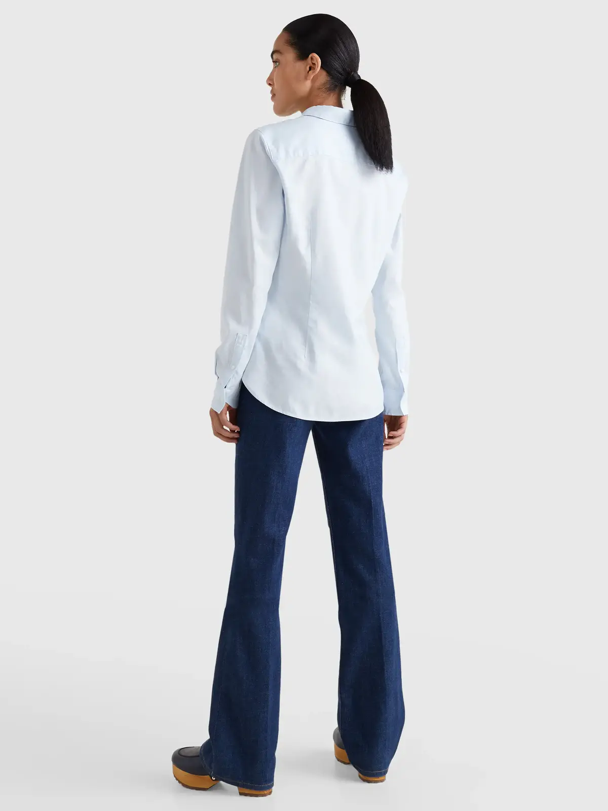 Tommy Hilfiger HERITAGE REGULAR FIT Kadın Mavi Gömlek