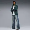 Puma EVOSTRIPE Warm FZ Hoodie Yeşil Erkek Hoodie