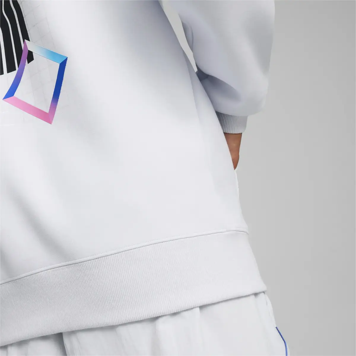 Puma X PLAYSTATION Graphic Hoodie DK Açık Gri Erkek Sweatshirt