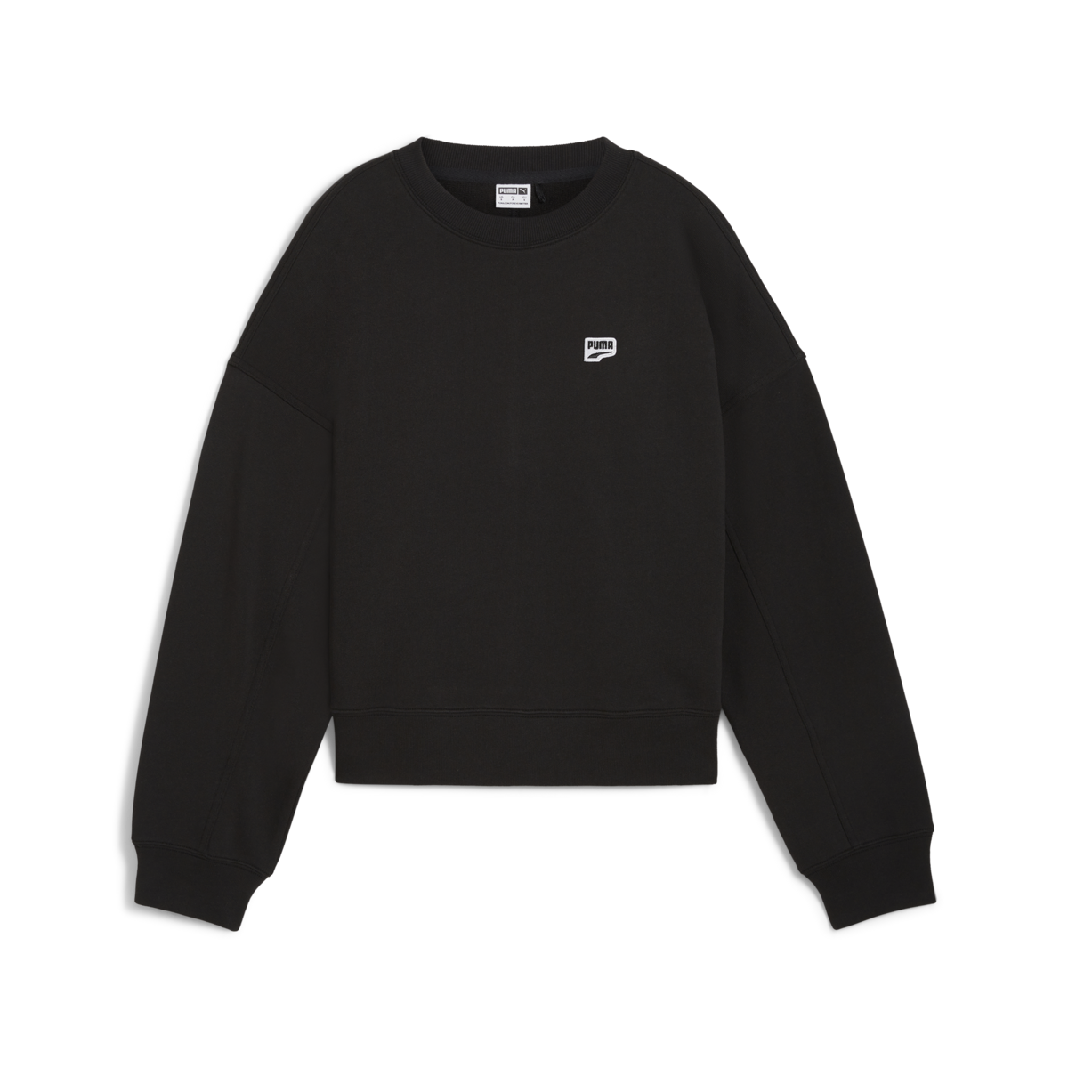 Puma DOWNTOWN RE:COLLECTION Crew Siyah Kadın Sweatshirt