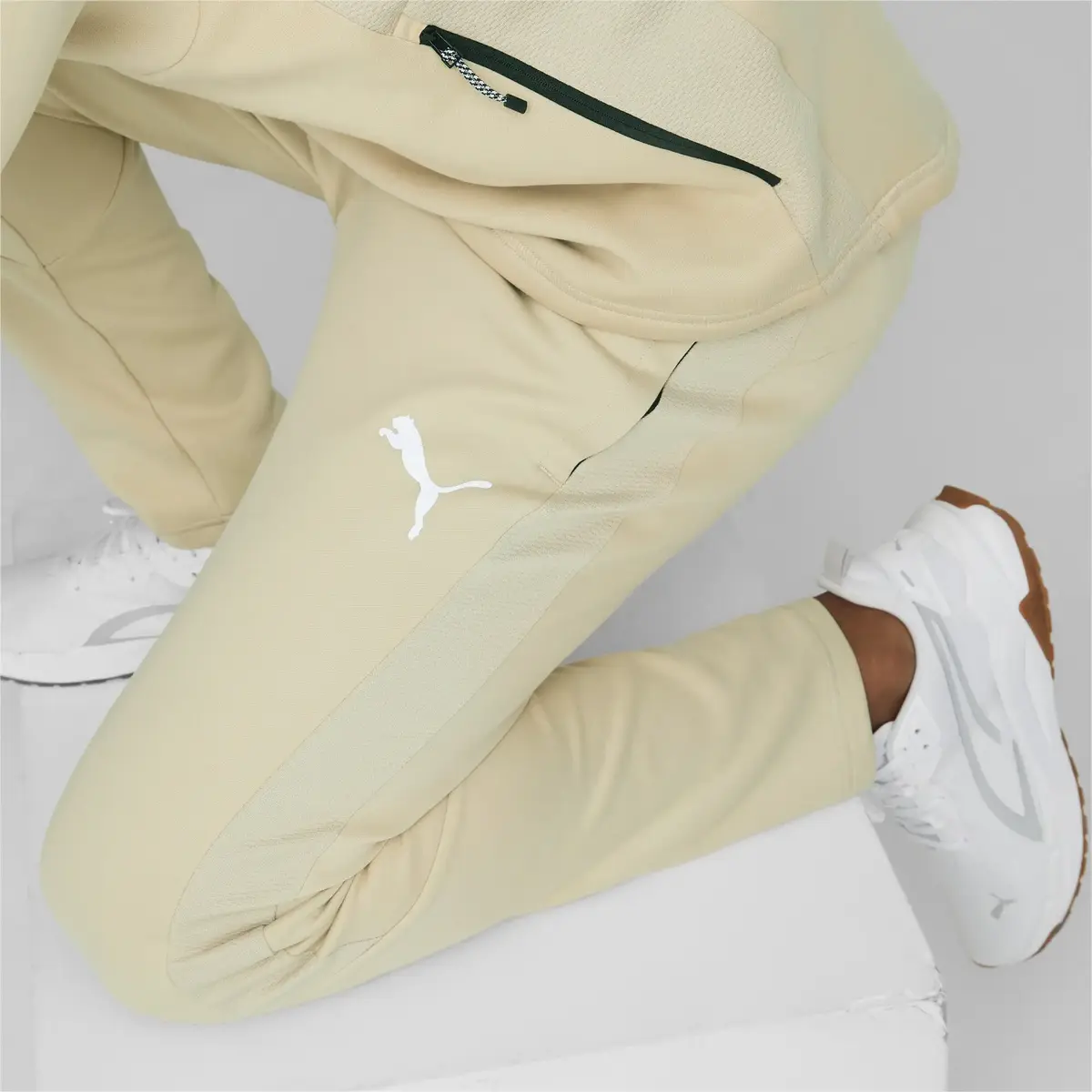 Puma EVOSTRIPE Pants Krem Erkek Eşofman Altı