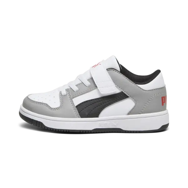 Puma Rebound Layup Lo SL V PS Beyaz Çocuk Spor Ayakkabı
