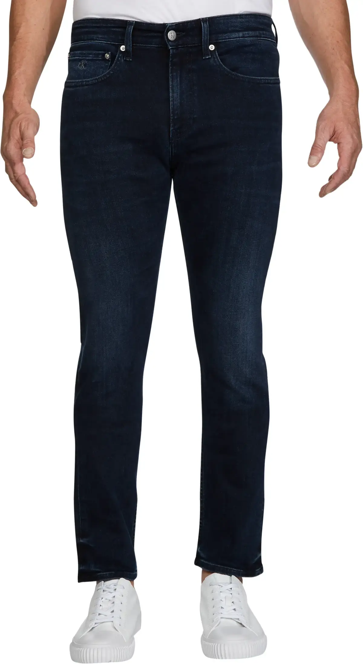 Calvin Klein CKJ 016 SKINNY Erkek mavi Kot Pantolon