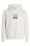 Calvin Klein OMBRE EMBROIDERED LO, ACE Krem Erkek Hoodie