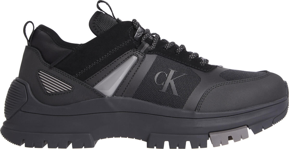 Calvin Klein HIKING LACE UP LOW C Erkek Siyah Günlük Spor Ayakkabı