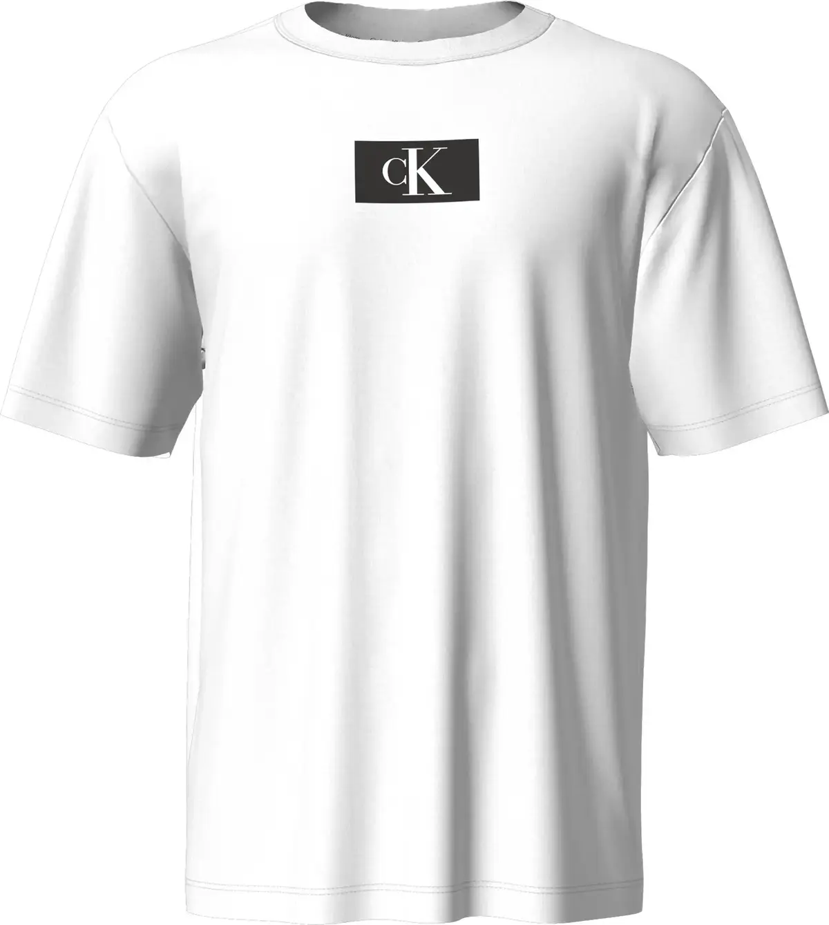 Calvin Klein S/S CREW NECK Erkek Beyaz T-Shirt