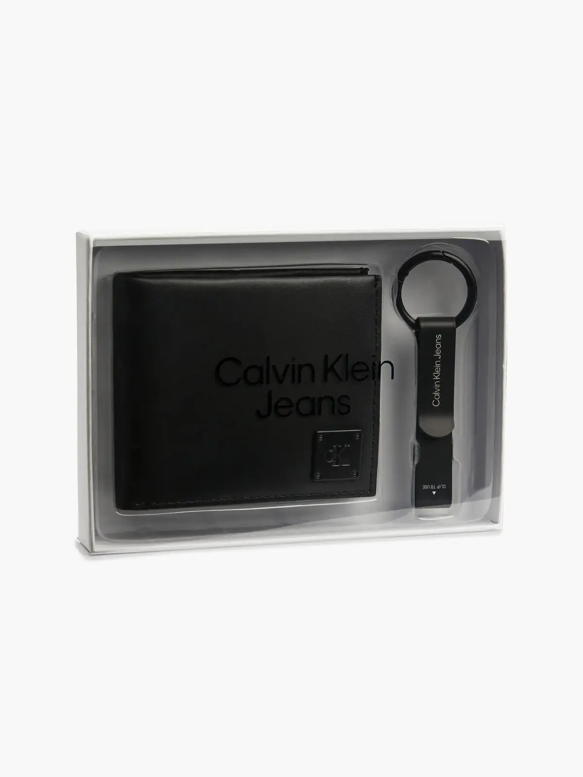 Calvin Klein BIFOLD W/COIN + DRIN Erkek Siyah Cüzdan