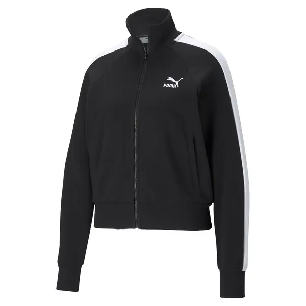 Puma Iconic T7 Track Jacket TR Siyah Kadın Sweatshirt
