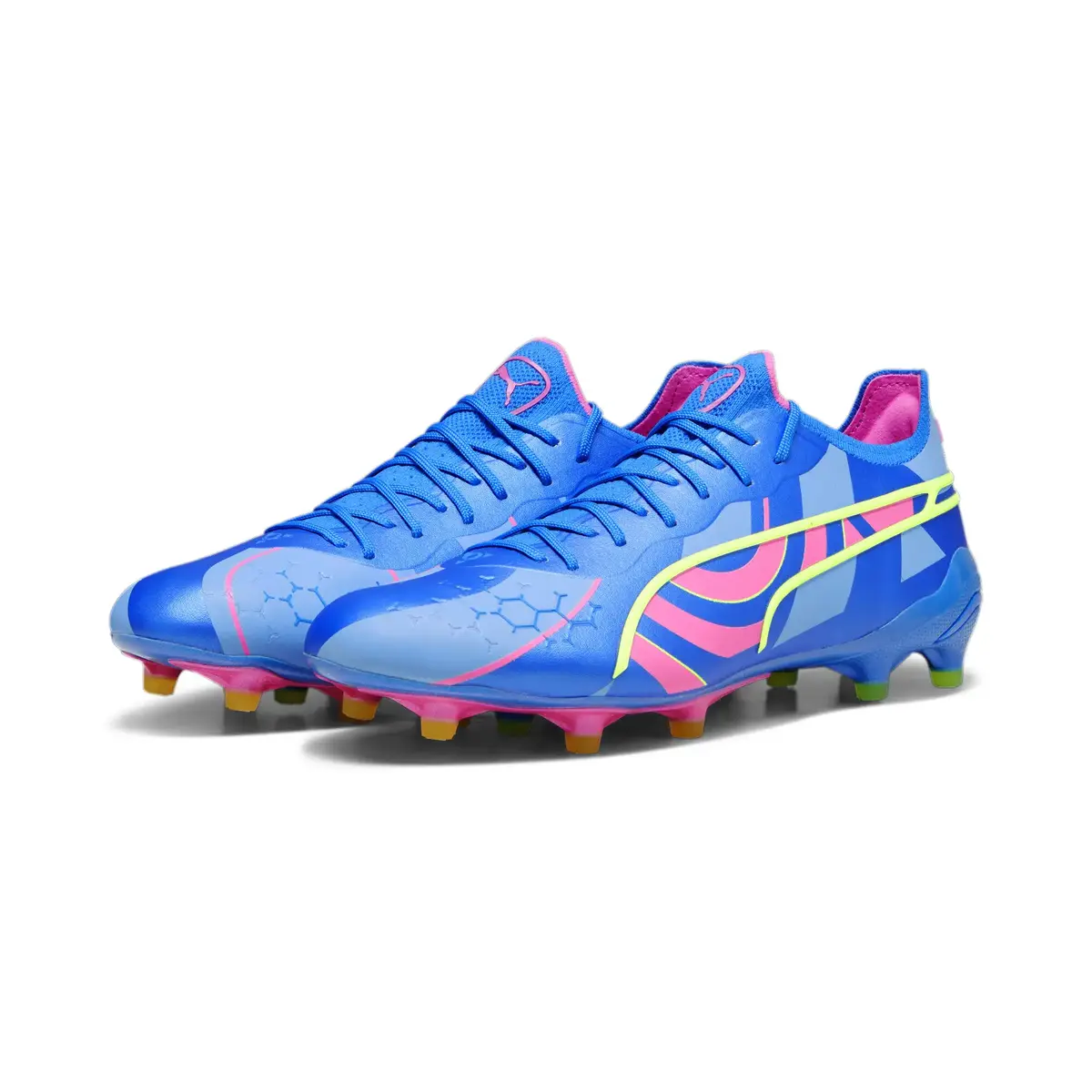 Puma KING ULTIMATE ENERGY FG/AG Mavi Erkek Krampon