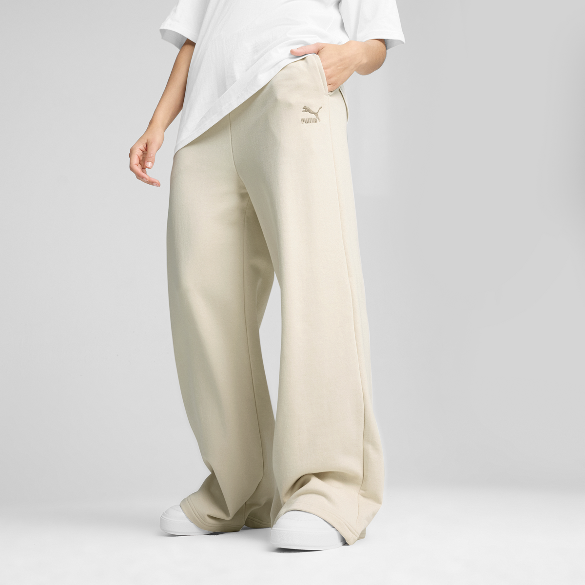 Puma BETTER CLASSICS Sweatpants Bej Kadın Eşofman Altı