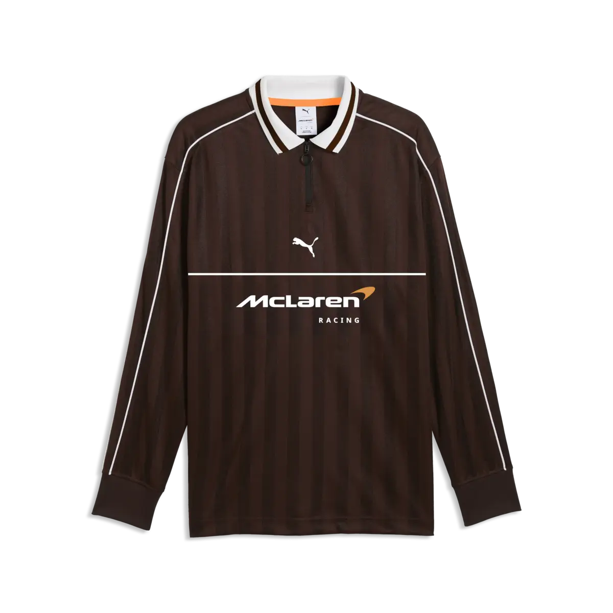 PUMA McLaren Racing LS Jersey Kahverengi Unisex T-Shirt & Polo