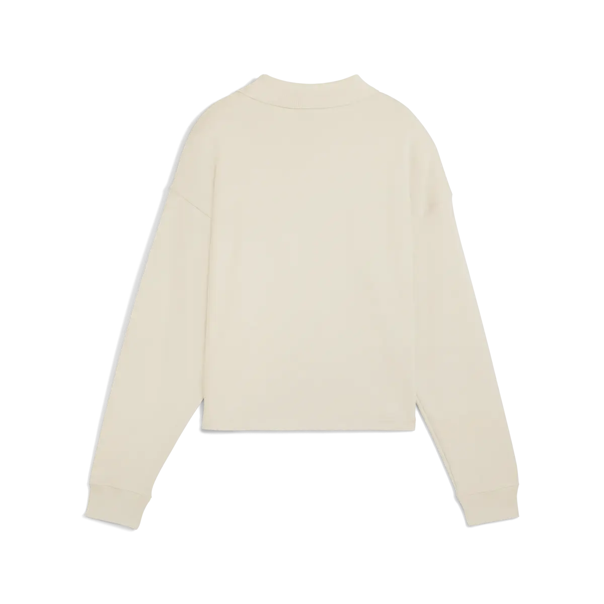 Puma CLASS Comfort Polo Crew Krem Kadın Polo Sweatshirt