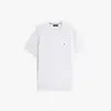 Tommy Hilfiger LIGHT INTERLOCK TEE, YBR Beyaz Erkek T-Shirt & Polo
