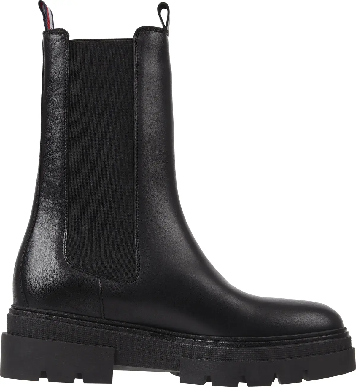 Tommy Hilfiger MONOCHROMATIC CHELSE Kadın Siyah Bot