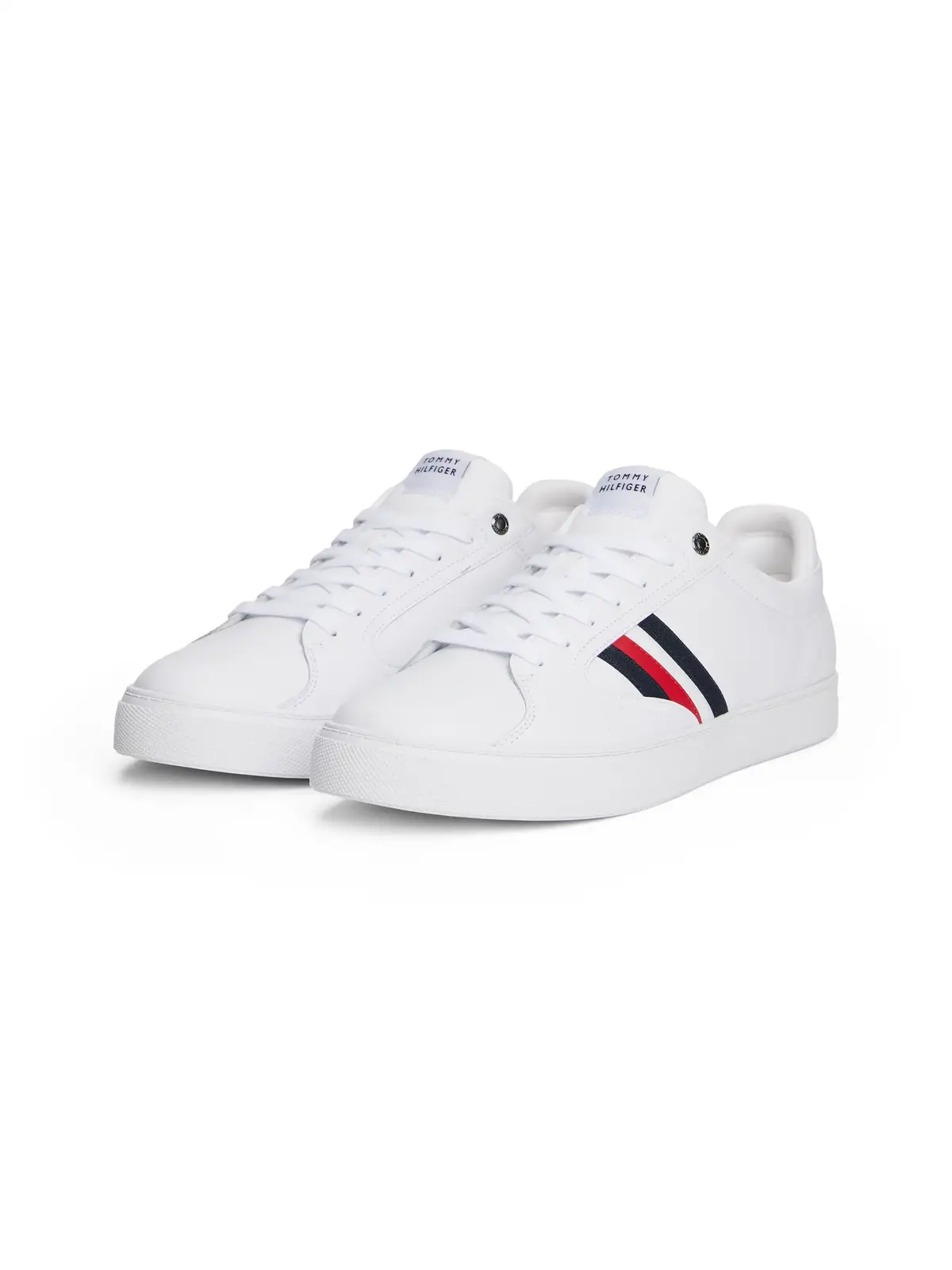 Tommy Hilfiger ICON COURT STRIPES, YBS Beyaz Erkek Günlük Spor Ayakkabı