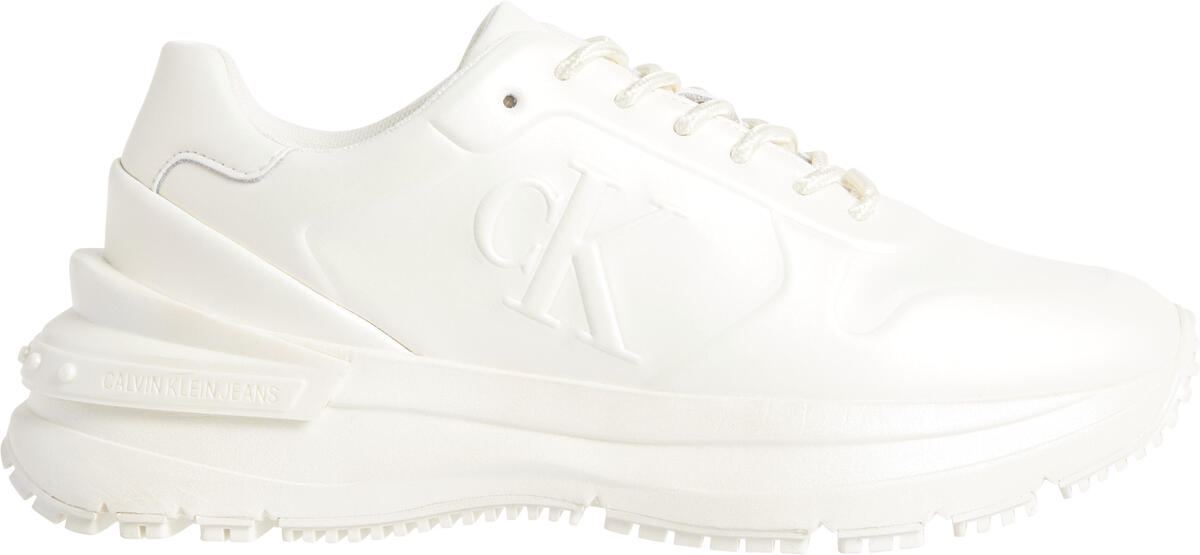 Calvin Klein CHUNKY RUNNER LOW LA Kadın Beyaz Günlük Spor Ayakkabı