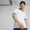 Puma Bmw Mms Zip Polo Beyaz Erkek Polo T-Shirt