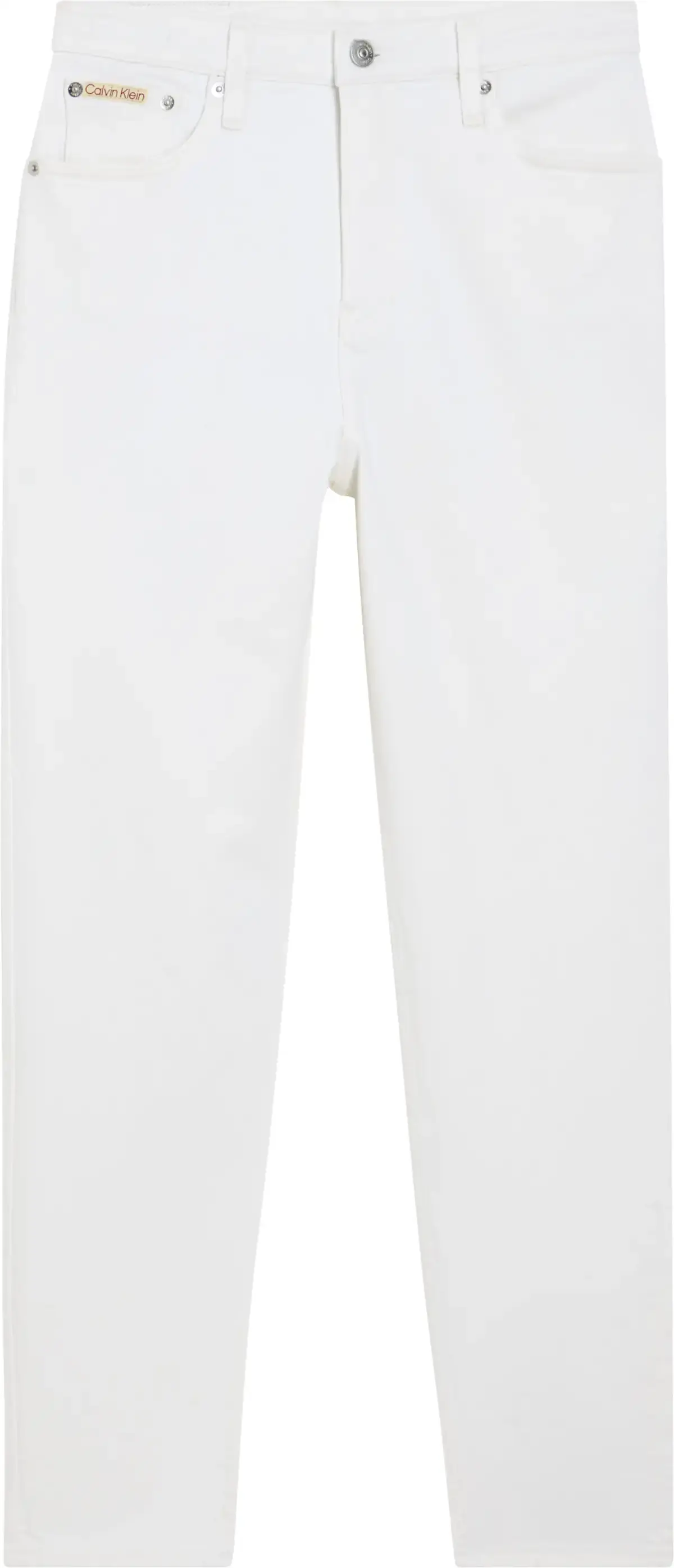 Calvin Klein MOM JEAN, 1AA Beyaz Kadın Jean Pantolon