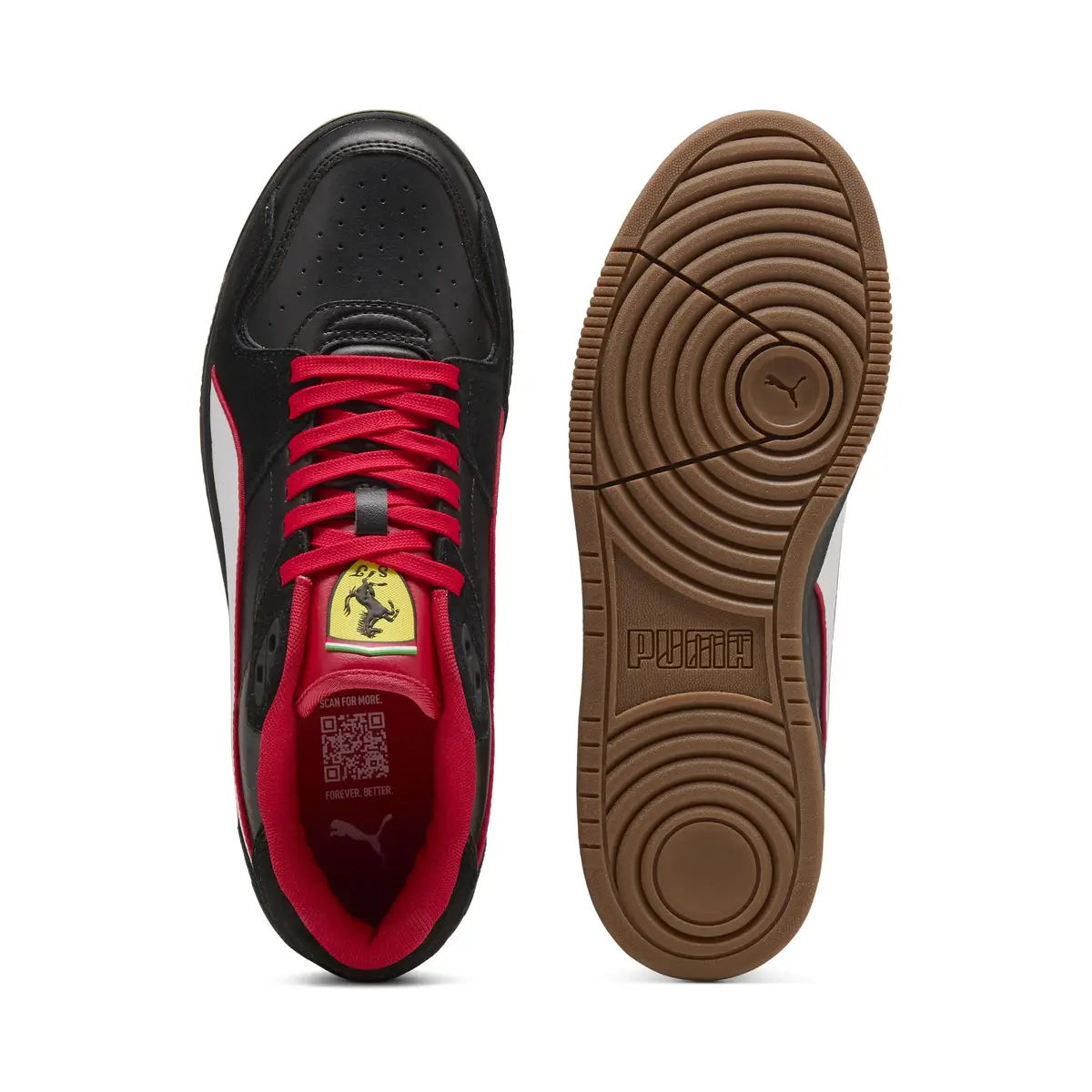 Puma Ferrari RBD Break Low Siyah Erkek Günlük Spor Ayakkabı