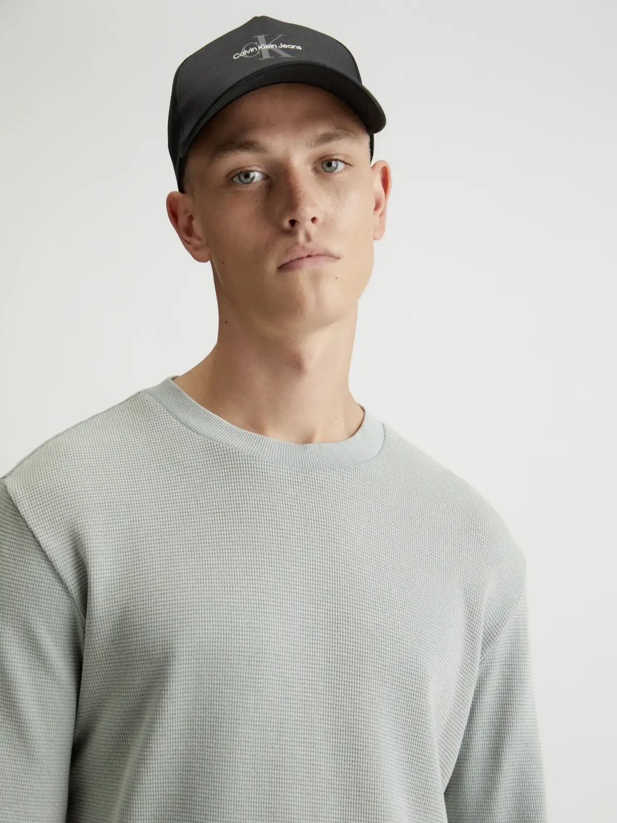 Calvin Klein MONO LOGO PRINT CAP Erkek Siyah Şapka