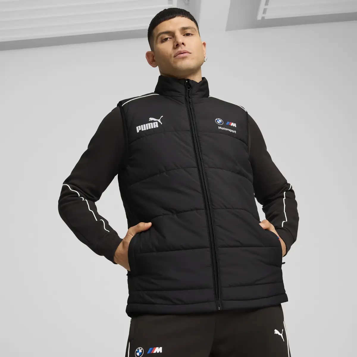 Puma BMW MMS MT7+ PADDED VEST Siyah Erkek Yelek