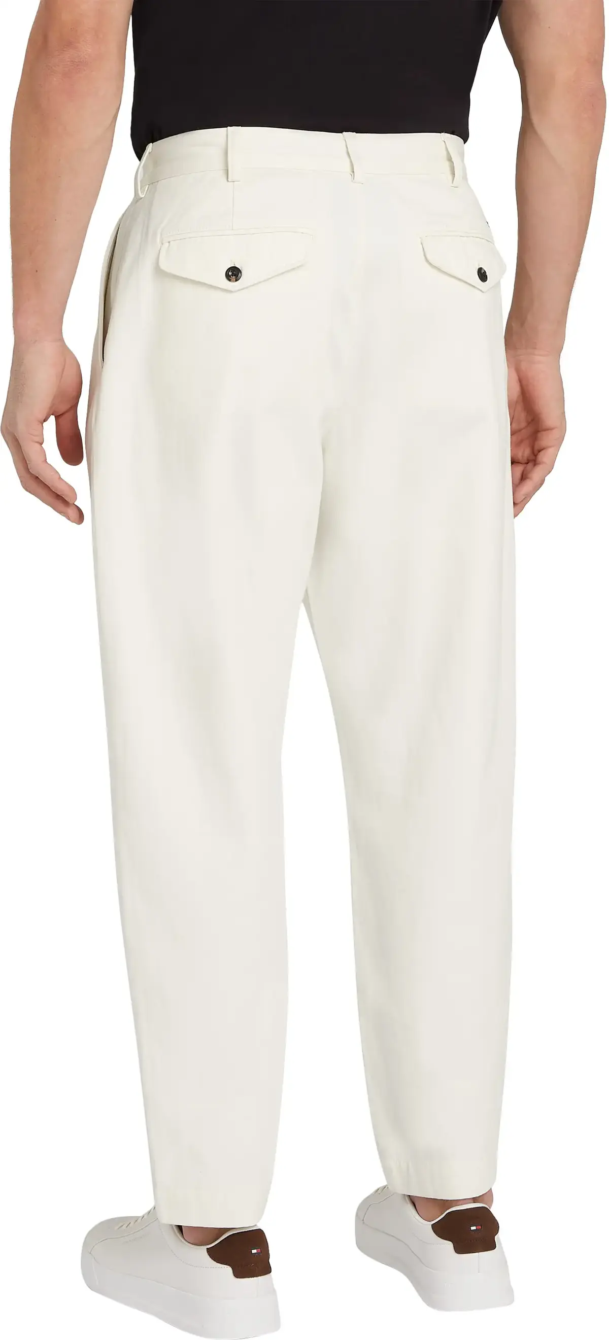 Tommy Hilfiger GREENWICH 2PLT CLASS, YA8 Krem Erkek Pantolon