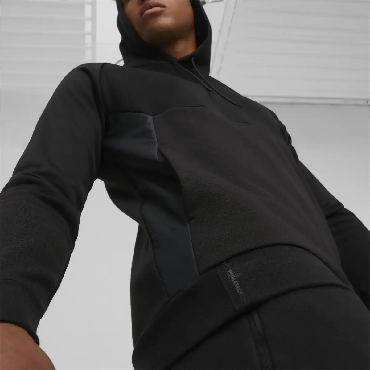 Puma Pumatech Hoodie Fl Puma Black Siyah Erkek Hoodie