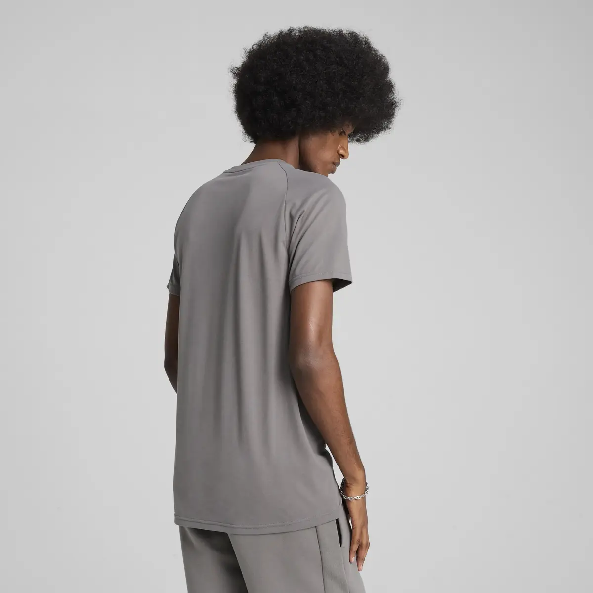 PUMA EVOSTRIPE Tee Gri Erkek T-Shirt