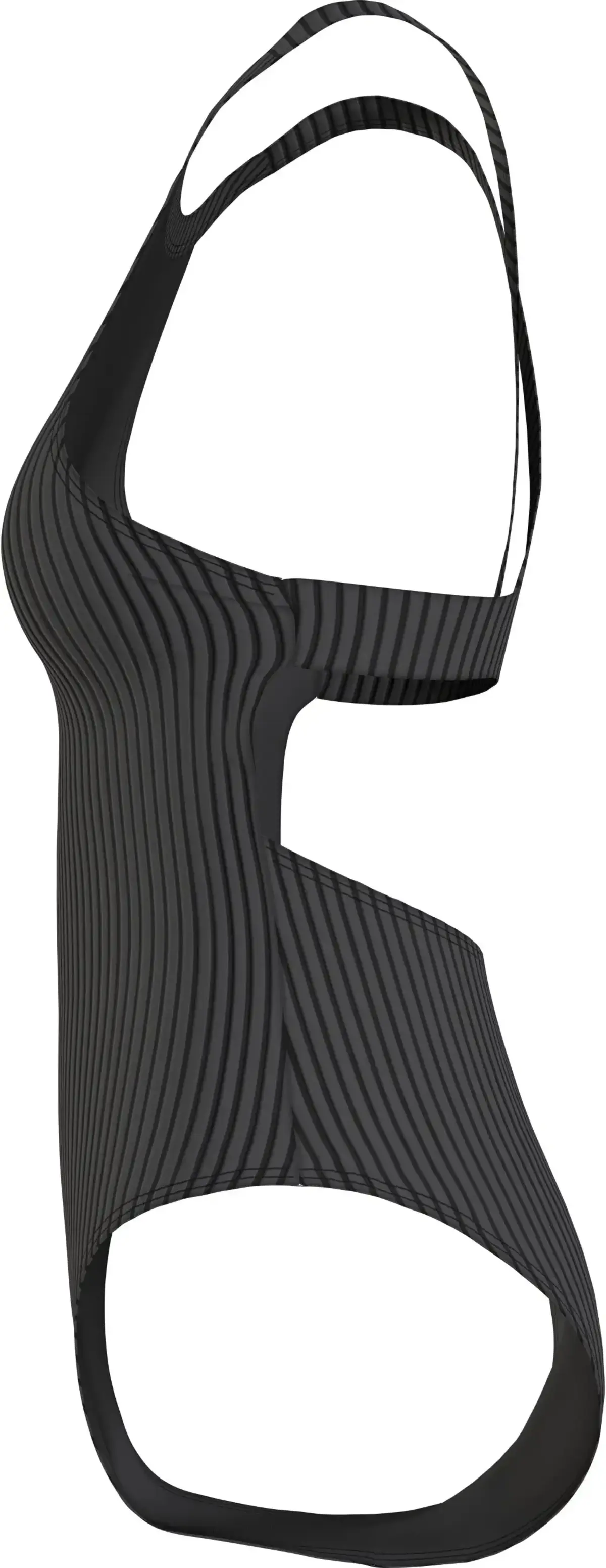Calvin Klein ONE PIECE HIGH NECK- Kadın Siyah Mayo