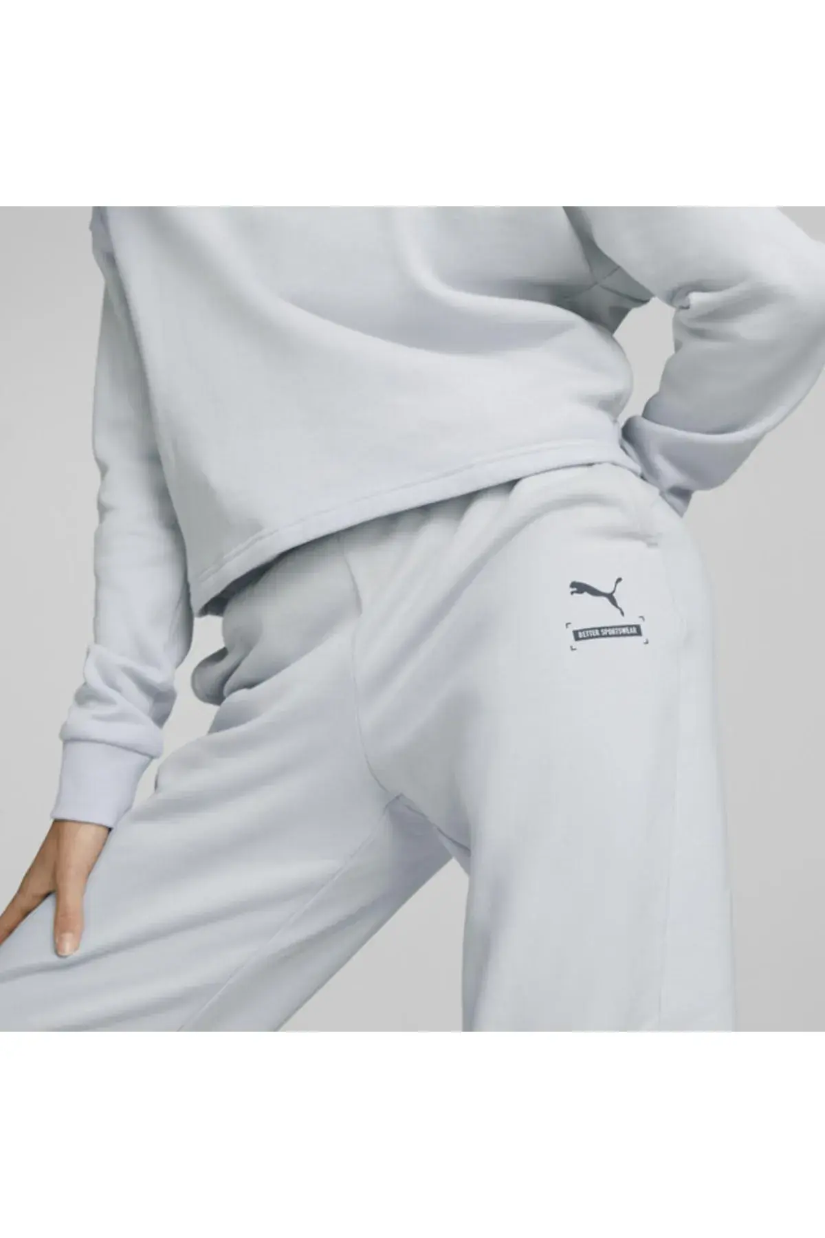 Puma Better Pants Fl Platin Gri Kadın Eşofman Altı