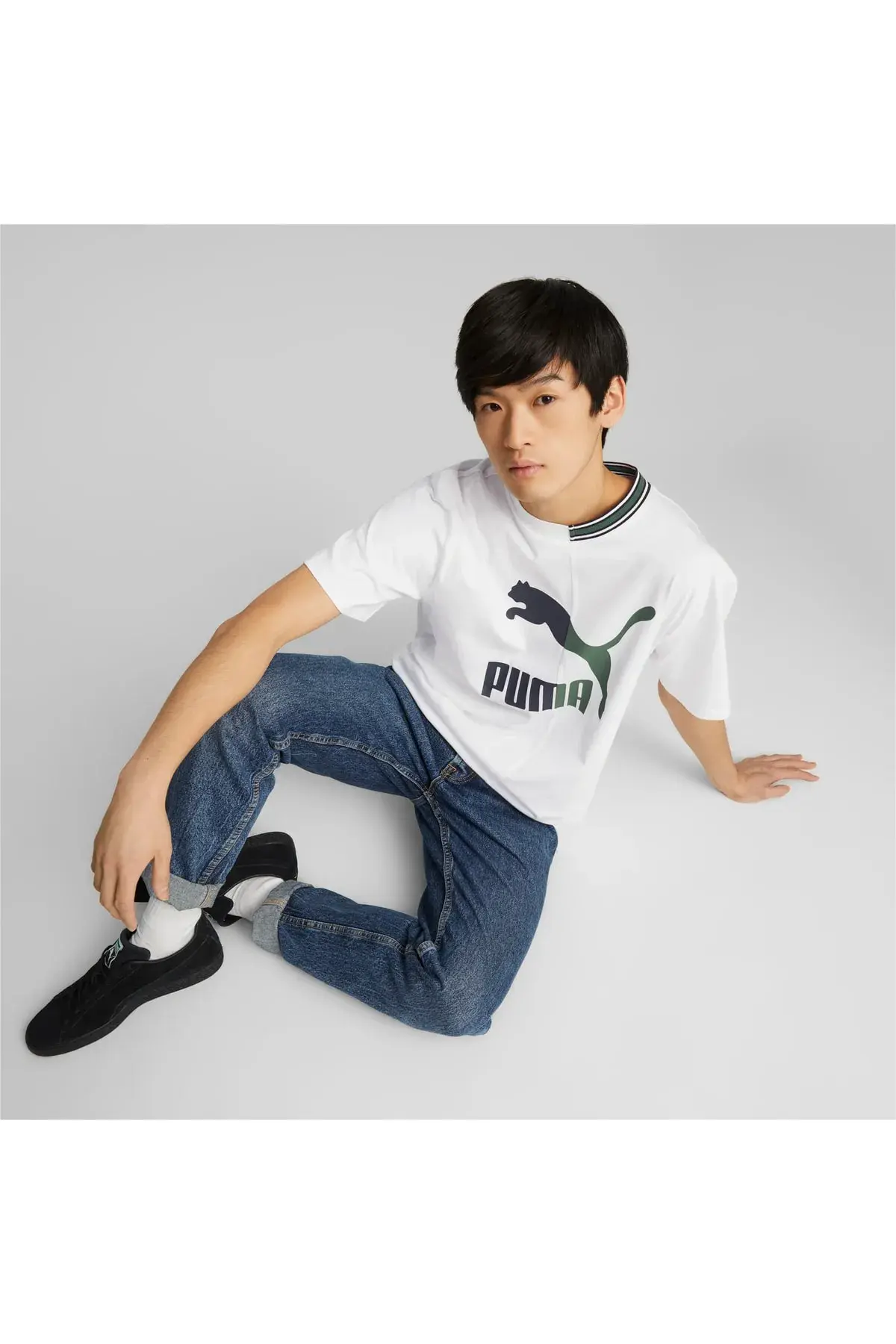 Puma CLASSICS ARCHIVE REMASTER Tee Erkek Beyaz T-Shirt