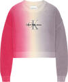 Calvin Klein MONOGRAM GRADIENT SW Kadın Pembe Kazak