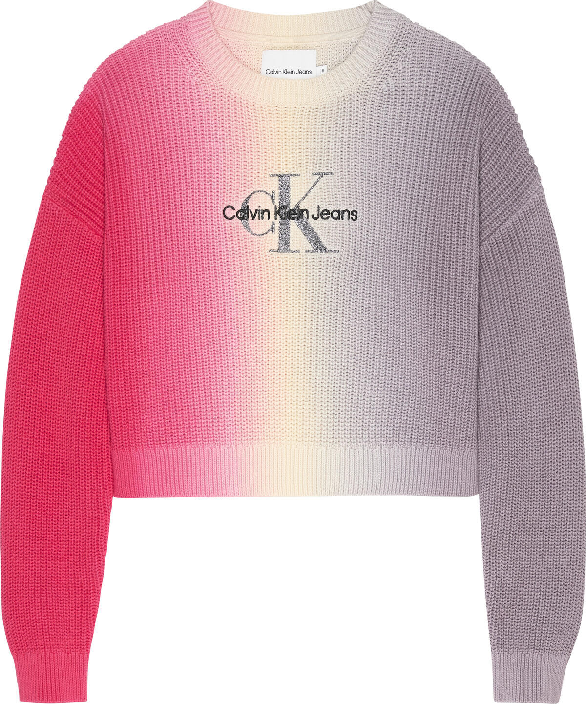 Calvin Klein MONOGRAM GRADIENT SW Kadın Pembe Kazak