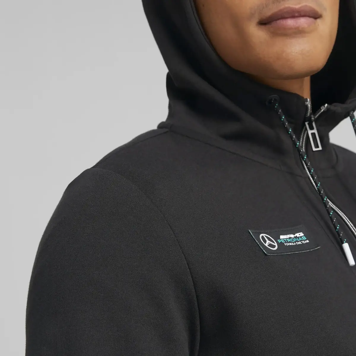 Puma MAPF1 Hooded Sweat Jacket Siyah Erkek/Unisex Fermuarlı Hoodie