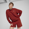 Puma DOWNTOWN RE:COLLECTION Crew Kırmızı Kadın Sweatshirt