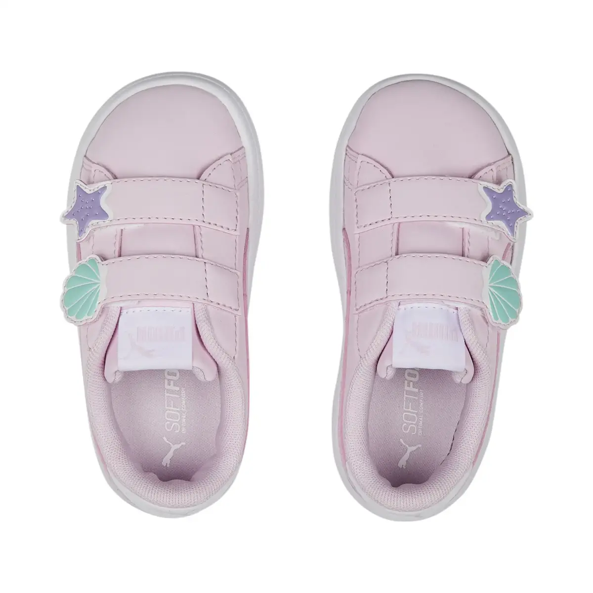 Puma Smash v2 Mermaid V Pembe Kız Çocuk Ayakkabı