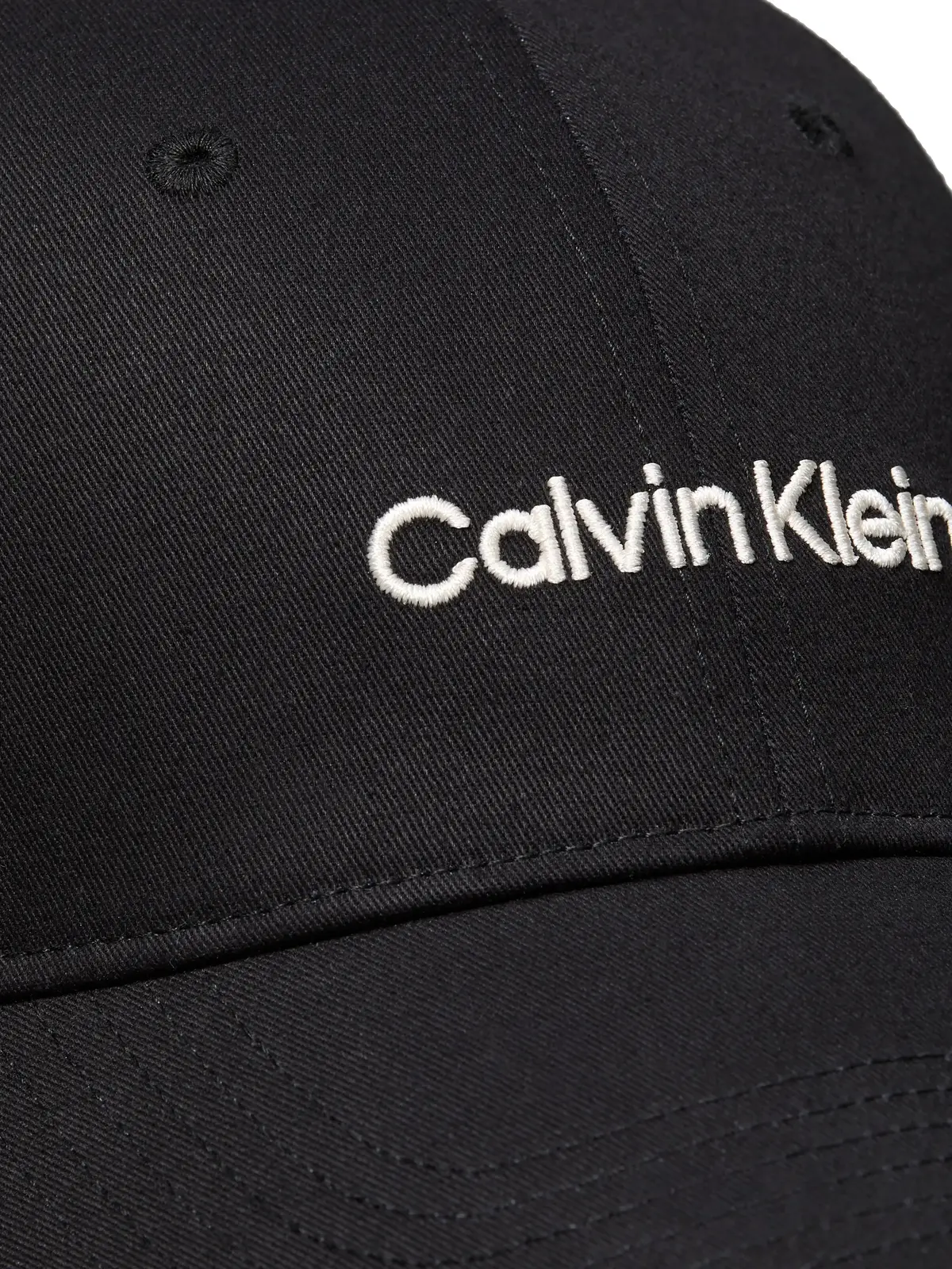 Calvin Klein LOGO EMBROIDERY BASE Siyah Erkek Şapka
