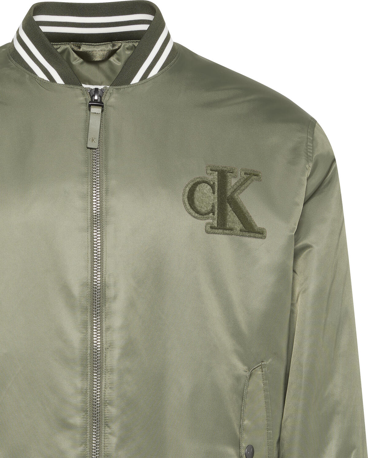 Calvin Klein LS JEANS TIPPED HERO BOMBER Bej Erkek Ceket Calvin Klein LS JEANS TIPPED HERO BOMBER Bej Erkek Ceket