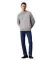 Calvin Klein COTTON WOOL CREW NEC, P41 Gri Erkek Kazak