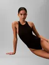 Calvin Klein SCOOP BACK ONE PIECE Siyah Çapraz Sırtlı Mayo