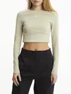 Calvin Klein BADGE HR STRAIGHT LE Kadın Siyah Kargo Pantolonu