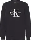 Calvin Klein CORE MONOGRAM LOGO S Kadın Siyah Sweatshirt