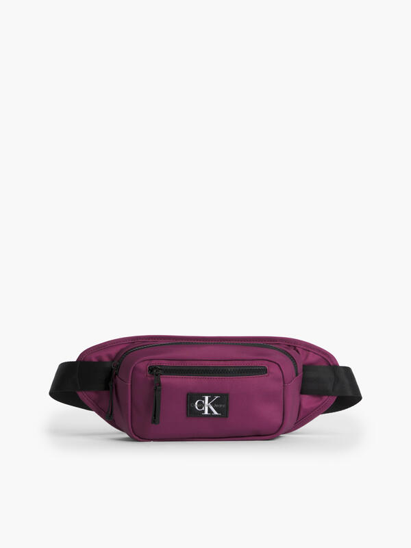 Calvin Klein BADGE BELT WAISTBAG Erkek Bordo Bel Çantası